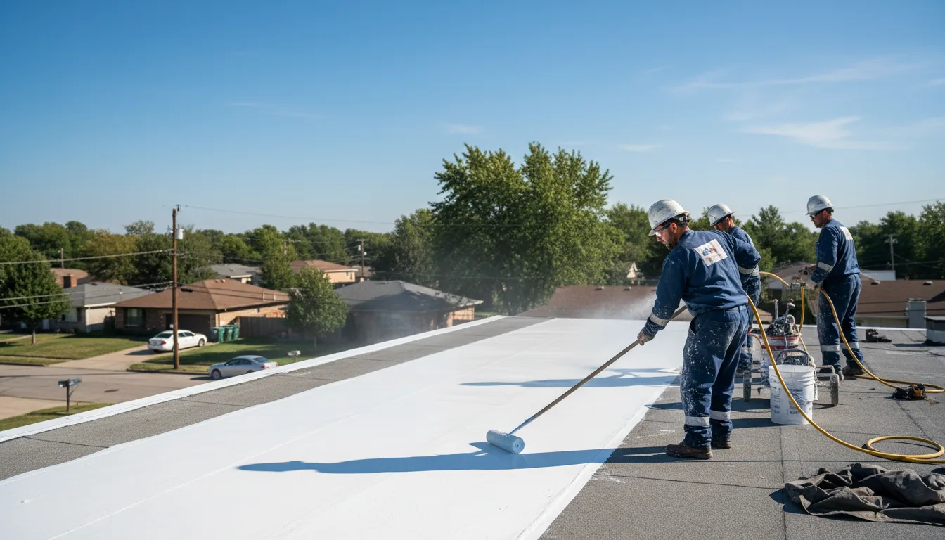 Commercial roof coating in Kipton, OH near me